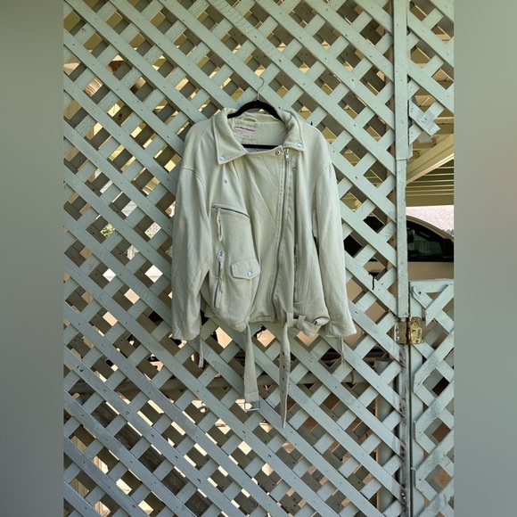 Free People Rebel Knit Oversized Moto Jacket - Picture 3 of 12